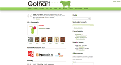 Desktop Screenshot of gothart.cz